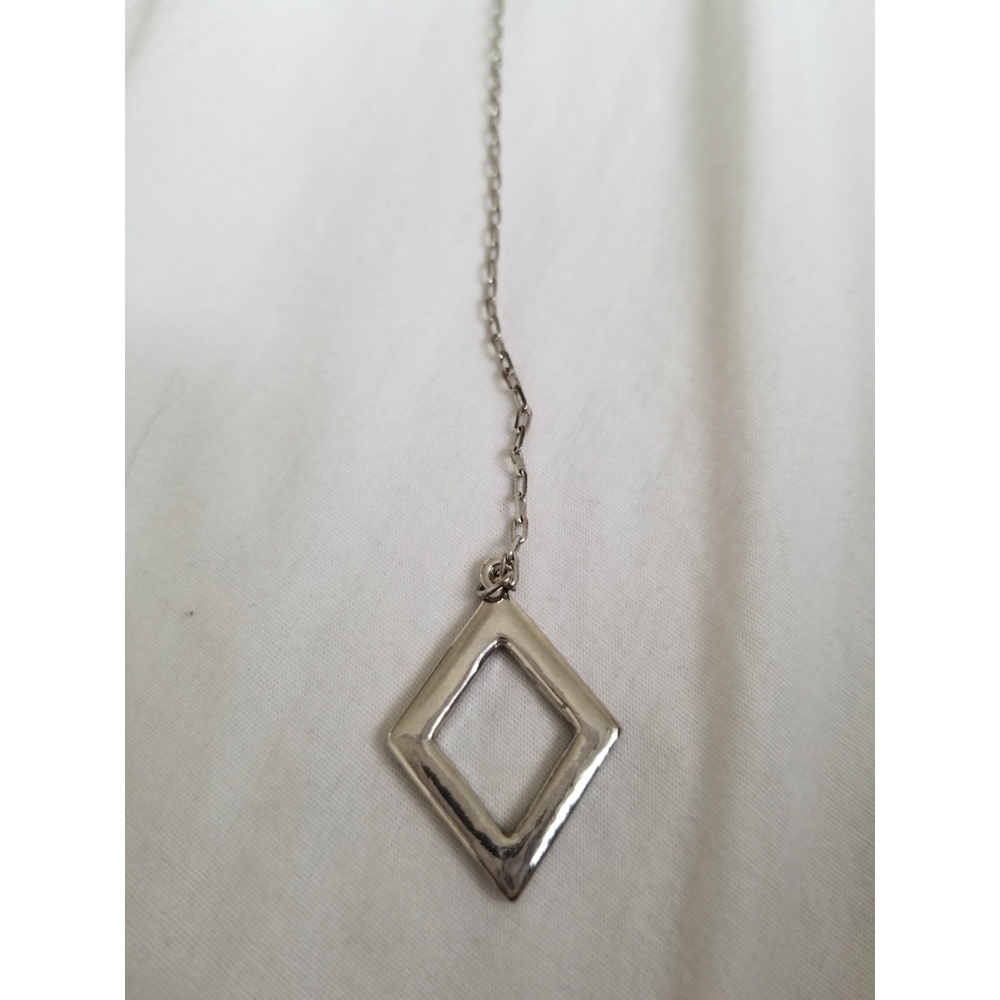 Long Silver Necklace - Picture 3 of 3